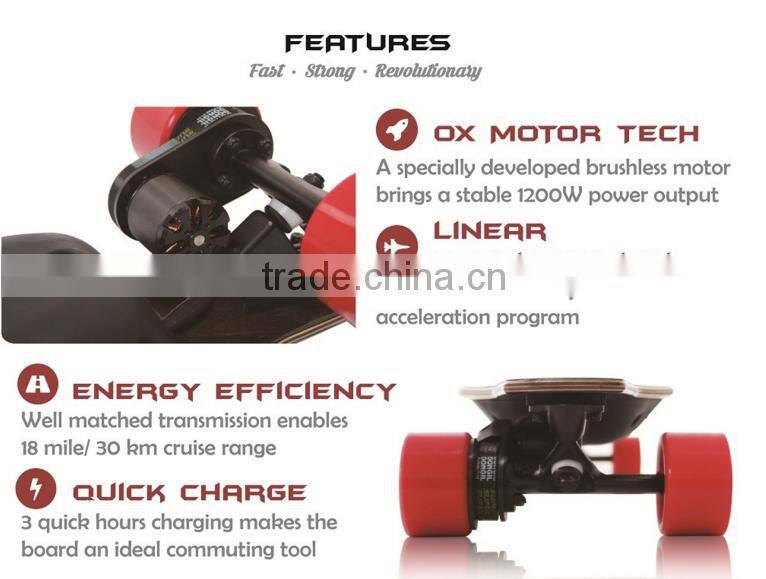 Electric Boosted Dual+ 2000W Skateboard Lithium Battery Motors Brakes