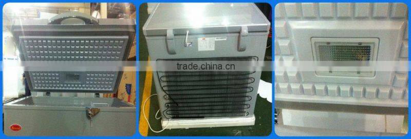Single top open door chest freezer 200L