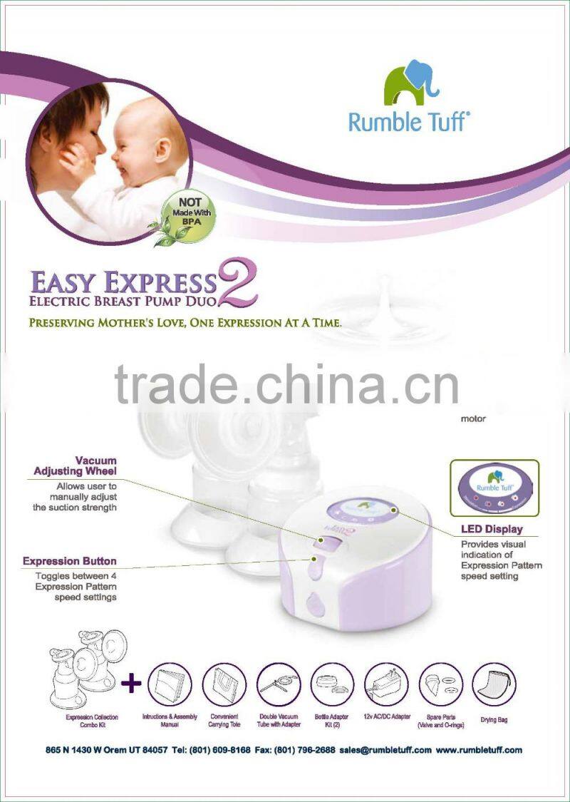 FDA Approved LED Electronic Breast Pump Double Manufactureed Feing Product