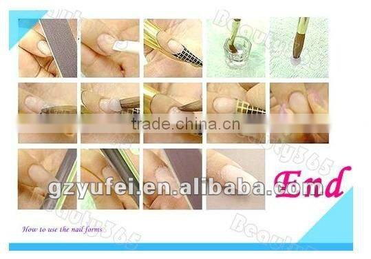 acrylic nail forms 500pcs nail form