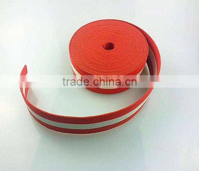 Custom printed 2 inch Colored Stripe Polypropylene Webbing for Luggage Strap & bag belts