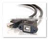 USB B Female Panel Mount Cable to 5 Pin Mini USB Cable