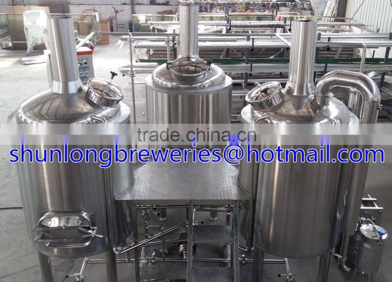 stainless steel beer making equipment with insulatio jacket tank