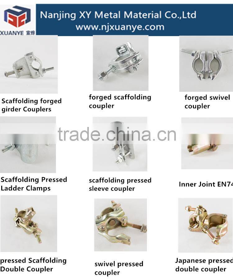 Types of 360 Degree Scaffolding Clamp swivel Coupler