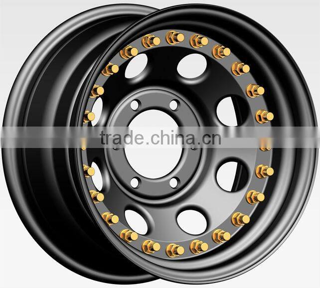 New 4x4 chrome rims for pickup truck