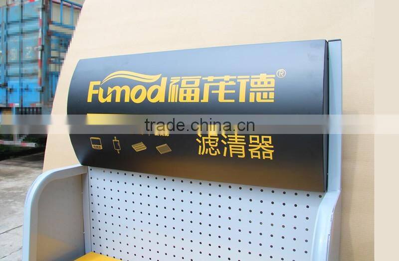 specialty store 4 tiers retail floor metal display stand for ceramic tile stone epoxy glue