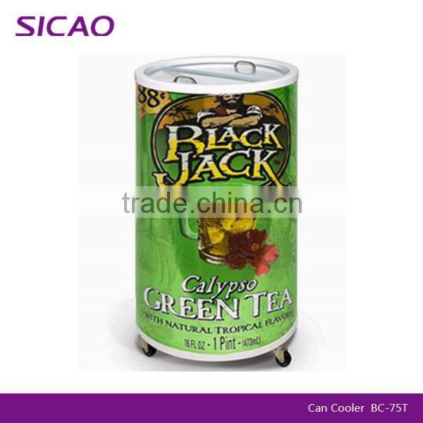 walk in cooler compressor 75L 120 cans compressor can coolers with logo custom