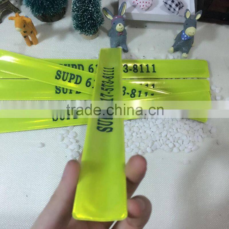 party slap bands, wide reflex slap wristbands, sports slap bracelets