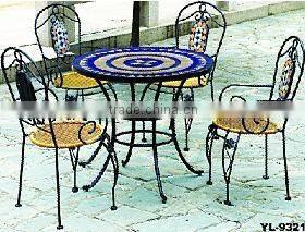 metal outdoor garden mosaic leisure furniture