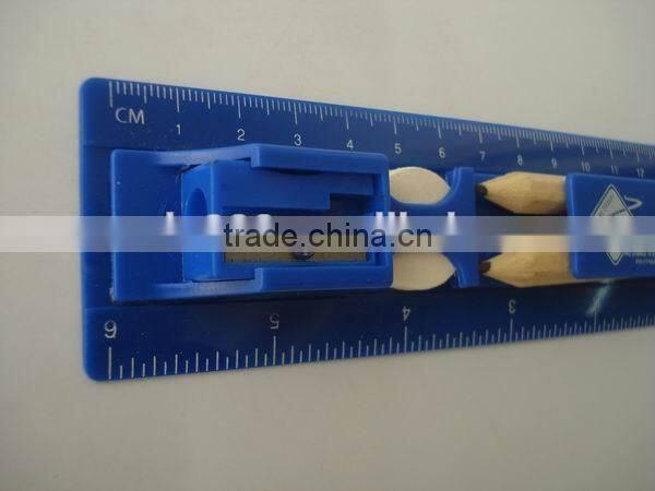 new ideas ruler set/assorted stationery set/pencil with sharpener with ruler
