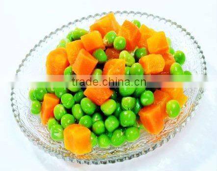 cheap price 3000g canned peas and carrots