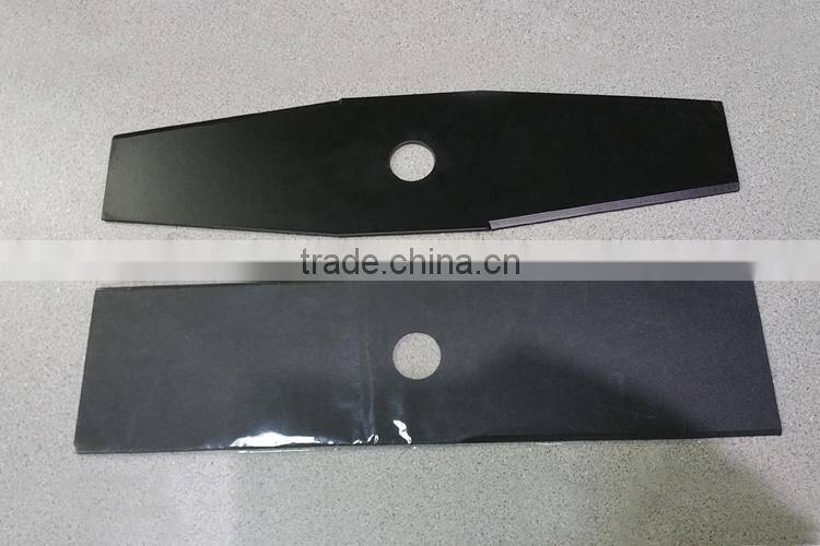 Gas petrol type brush cutter grass trimmer straight metal blade