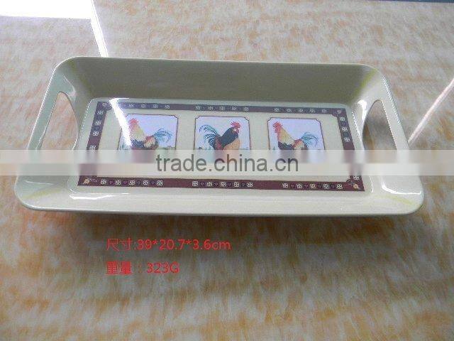 melamine tray with ears