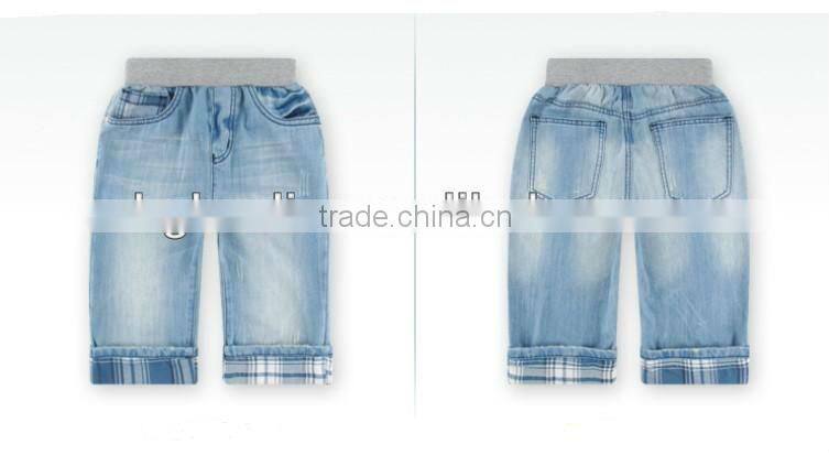 European style trendy denim new design kids shorts