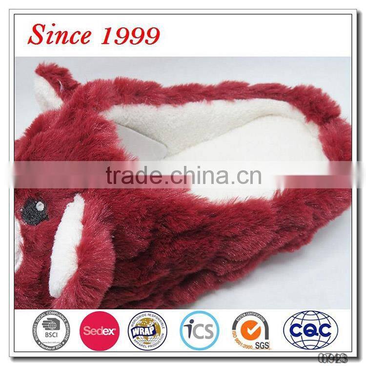 fuzzy animal head shoes for kids