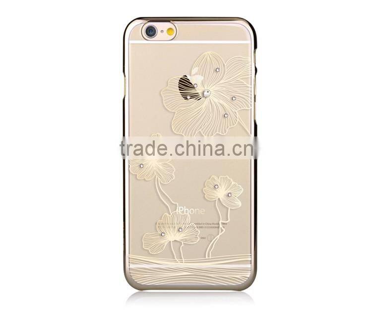 360 Degree Full Protective Case Original Crystal Hard PC Case Cover For iPhone 6/6s Plus