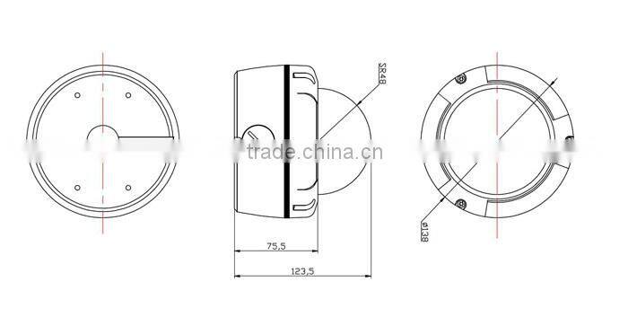 LS VISION full hd dome camera succinct appearance camera 2.0 megapixel waterproof camera