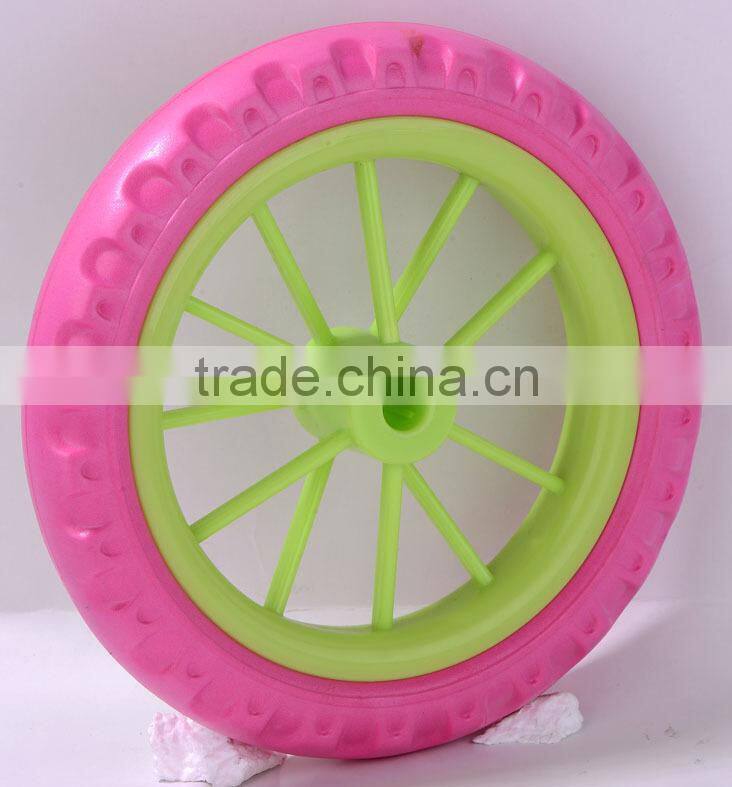 4.5" baby stroller wheel plastic eva foam wheel for trolley