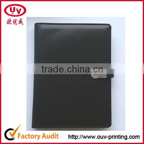 2015 planner leather diary/notebook with 8G USB gift set