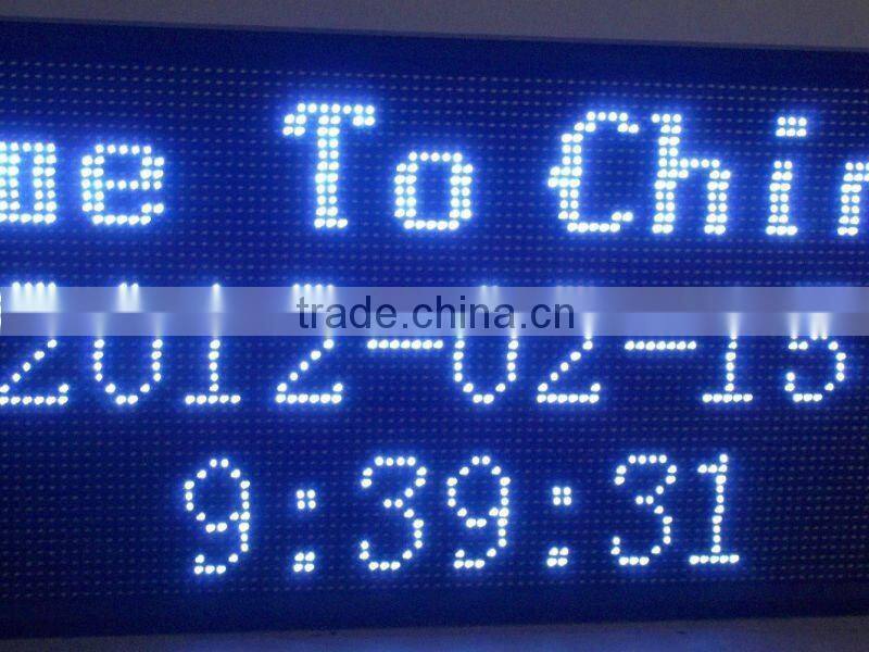 P10 LED Message Sign, led message display/ screen, single color led message screen. led moving message display sign