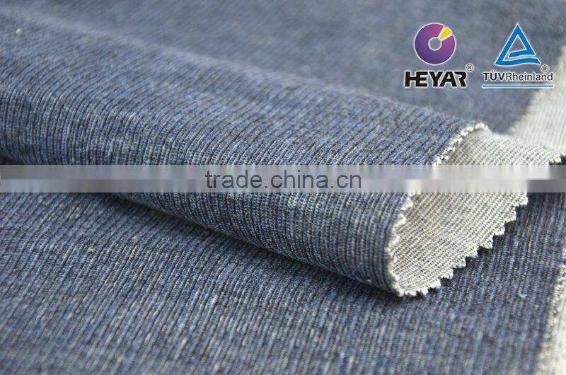 Baby wale indigo corduroy fabric