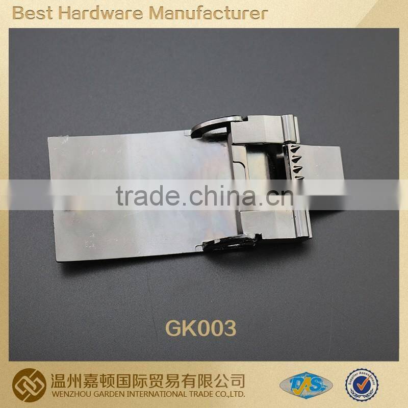GK003 Wenzhou custom designed 35mm zinc alloy army buckle belt buckle