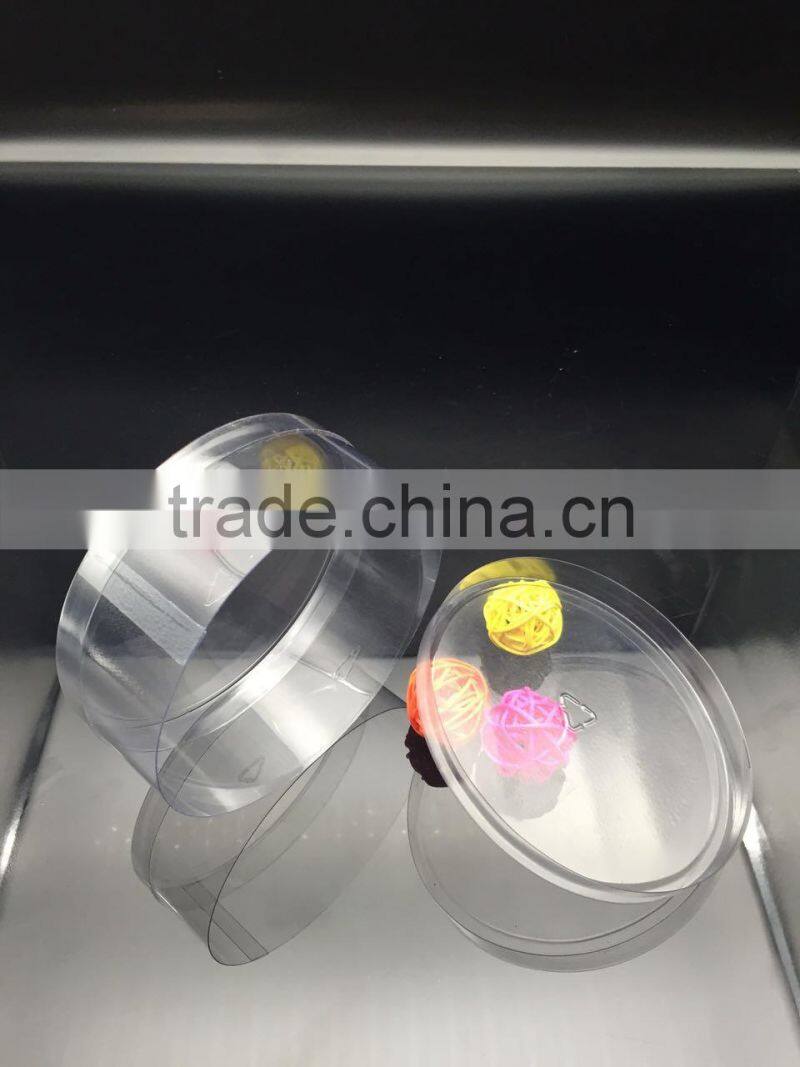clear plastic cylinder container
