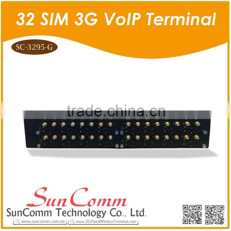 GSM Voip Terminal SC-0895-G with 8 SIM GSM SMS Gateway