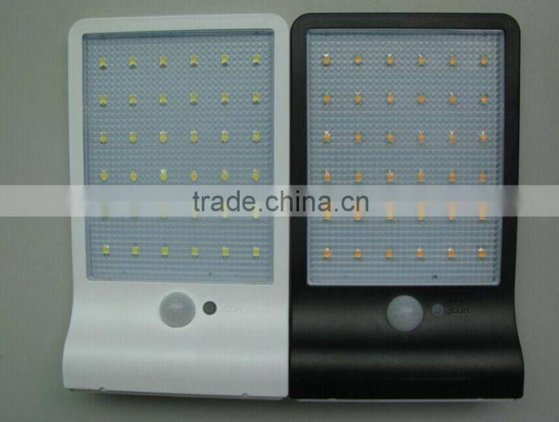 CE ROHS 4W Outdoor solar motion sensor led outdoor light out door wall light