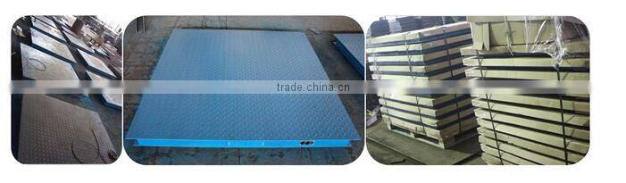 5000kg checker plate floor scale