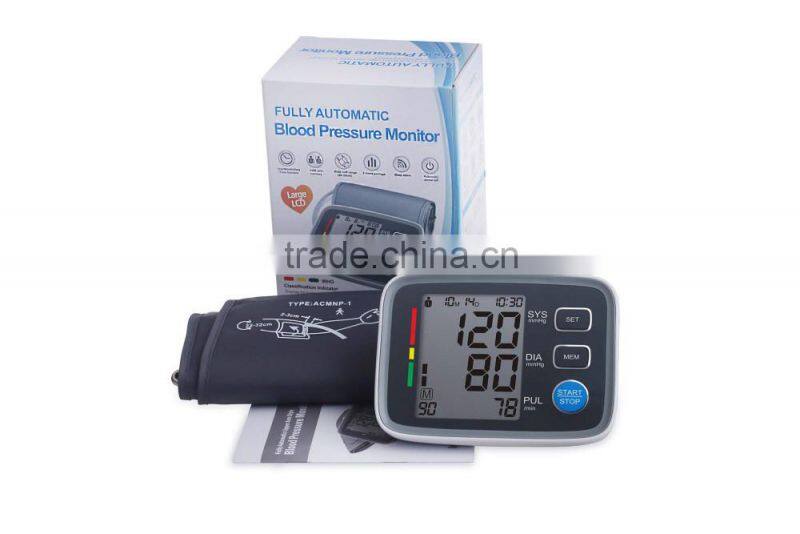 Hospital Household Medical Equipment Large LCD Screen Blood Pressure Meter CE RoHS FDA Approval