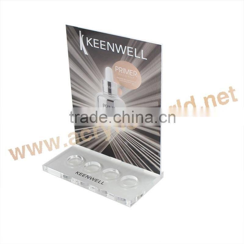 wall mounted acrylic cosmetic makeup organizer holder