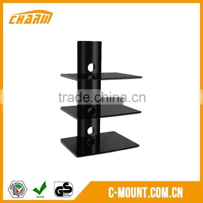 Gold supplier China metal set-top box tv mount dvd wall bracket