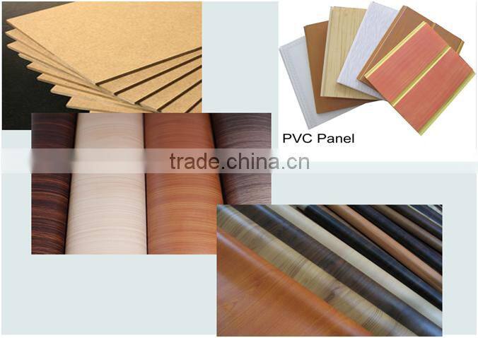 Elegant white PVC materials interior flush doors