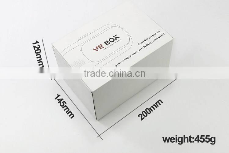 virtual reality vr 3d glasses phone case vr box 2.0 with remote