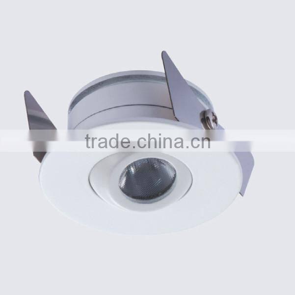 Cut hole 38mm round 1w mini led showcase lights BW8213