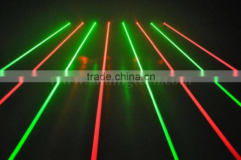 LN300 1000mW RG 8-Head Mobile Fat-Beam Laser Net