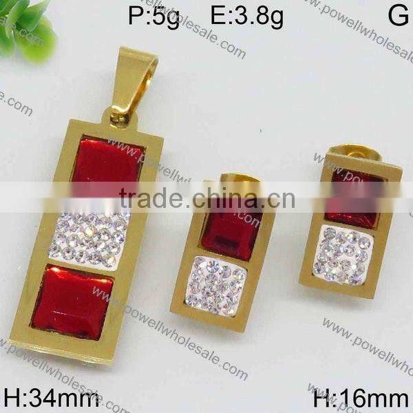New arrival popular jewelry wholesale china gold plated jewelry set