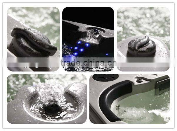 Durable use 33 jets endless whirlpool hydromassage bathtub