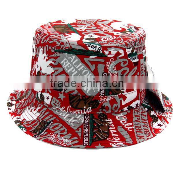 Cotton Bucket Hat Flower Bucket Hat Wholesale Funny Bucket Hat