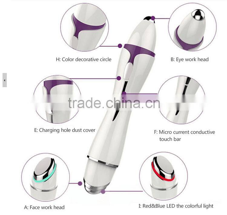 handheld LED light therapy EMS phototherapy skin tightening facial machine