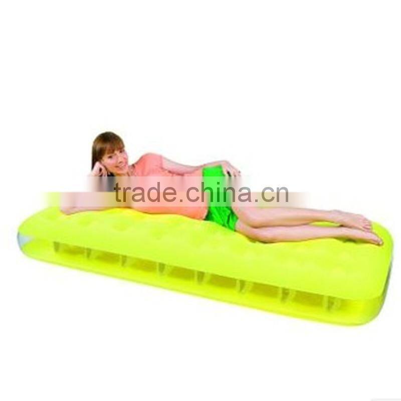 Colourful Bestway67387 color transparent flock mattress for promotion