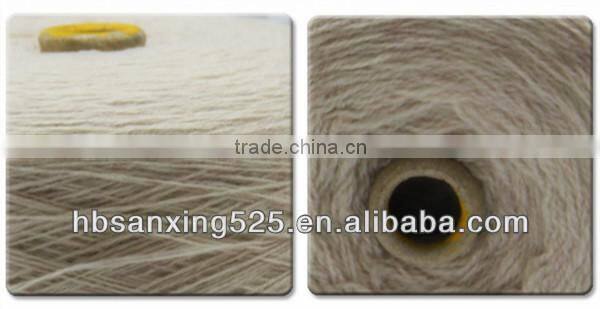 White and dyed 100% merino wool knitting yarns