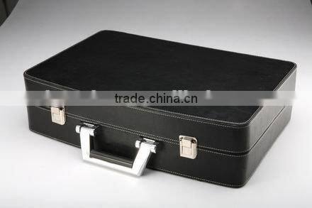 Custome design Good quality pu leather Storage box with lid