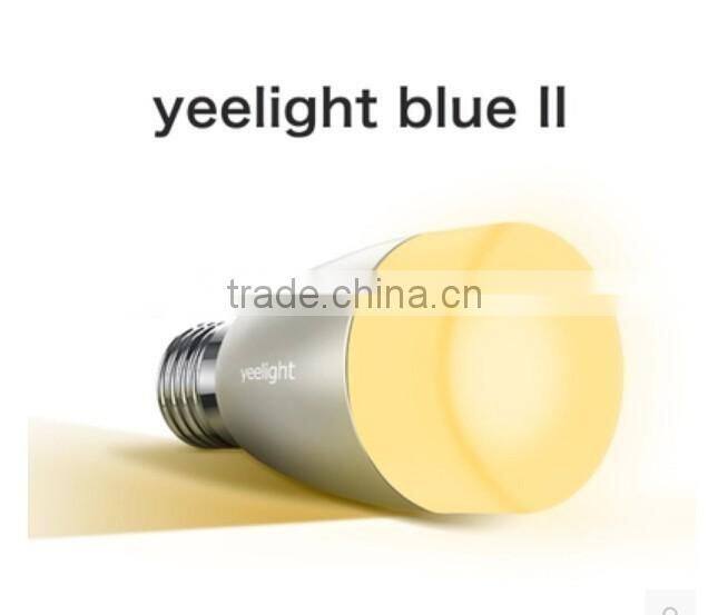 Yeelight Blue II 6W E27 Bluetooth 4.0 LED Bulb, RGB+white light remote controlled by iPhone and android phone, smart home lamp
