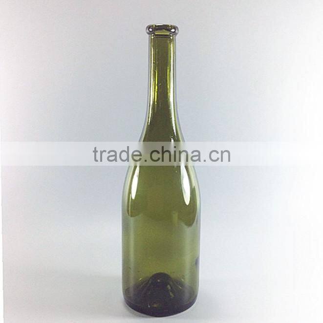 dark green glass champagne bottle 750ml
