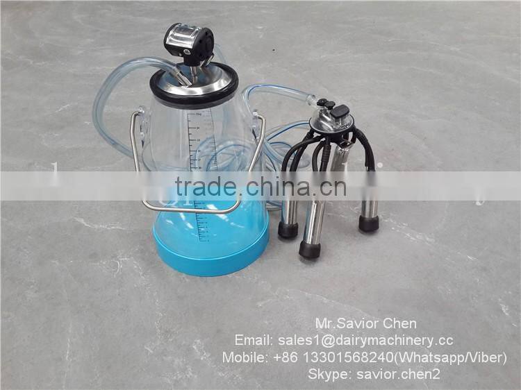 Display Scale 25L Milking Container With Milking Cluster