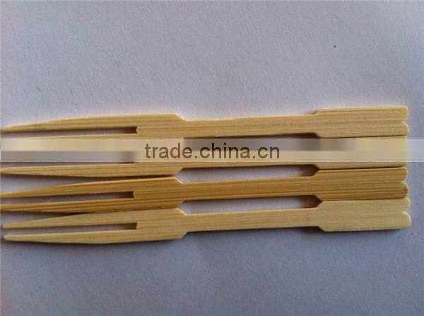Natural bamboo fruit forks sets knife and spoon