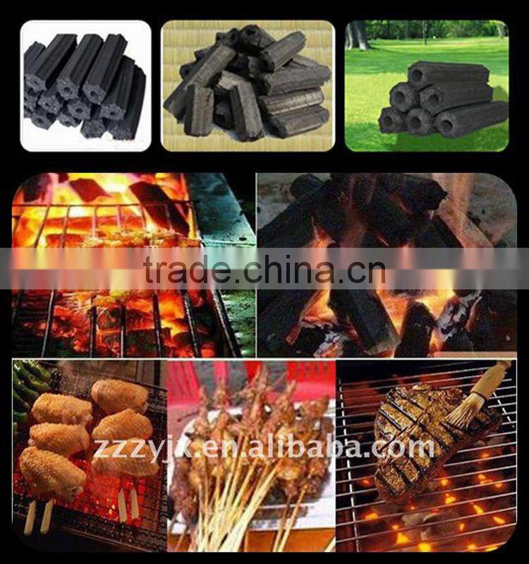 Wood sawdust rice husk Charcoal Rod Making Machine Factory