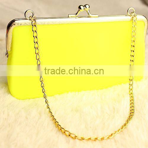 metal chain money purse ladies' silicone money bag varieties shopping money bag